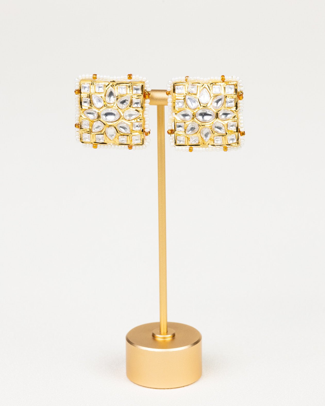 Gemstone and Pearl-Embellished Studs: A Modern Take on Classic Elegance - swadeshsouq.com