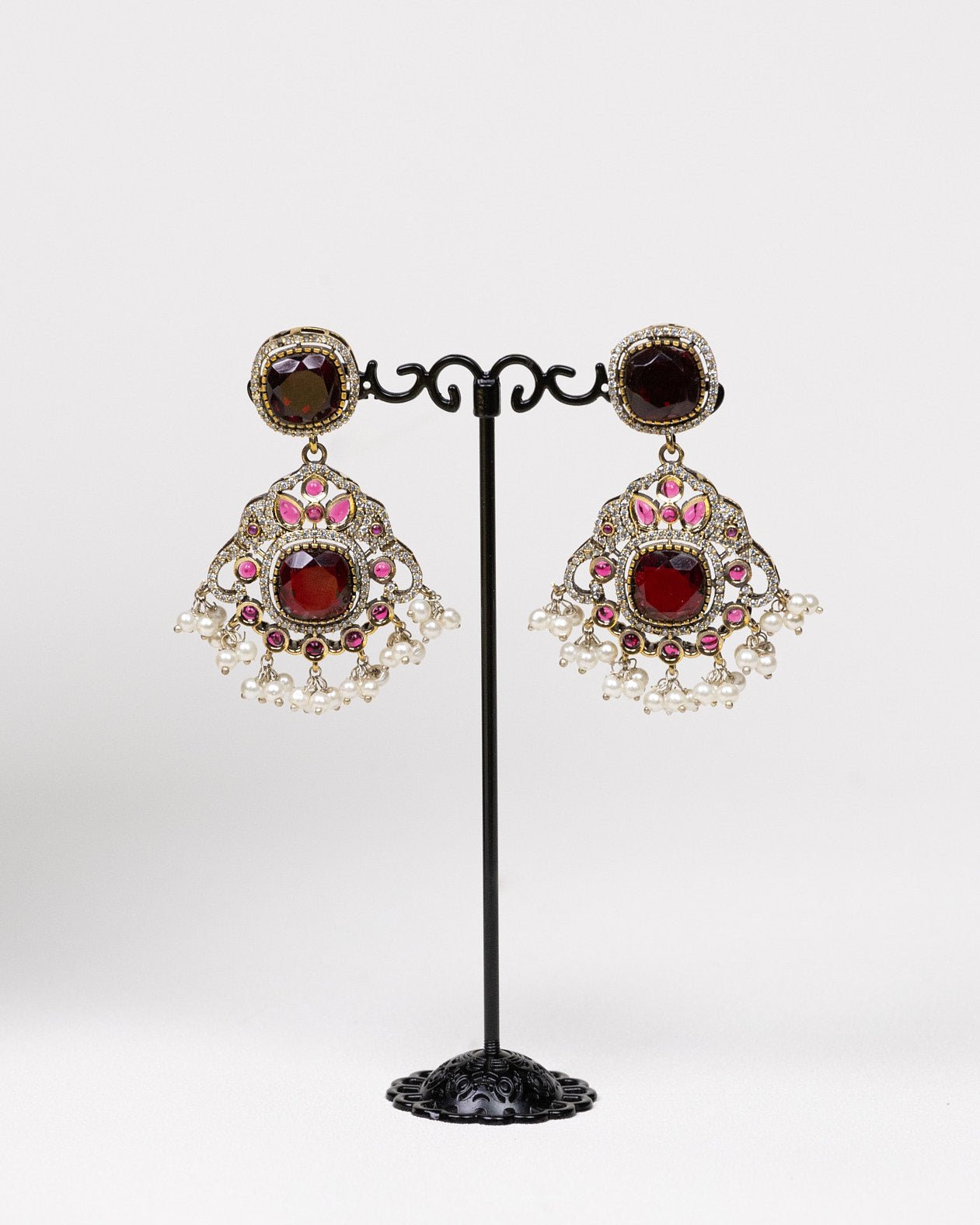 Pearl Mala Set with Silver Majesty - swadeshsouq.com