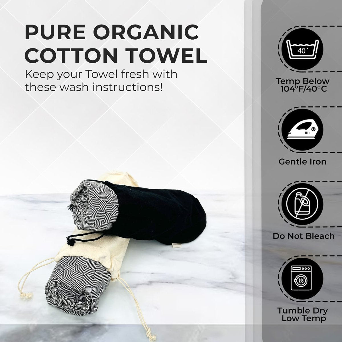 100% PURE COTTON TOWELS – Daily Use Bath Towels – Absorbent Quick Drying Towels – Luxurious & Comfortable Extra Soft Towels – Stylish & Colorful Bathroom Towels Large Size - swadeshsouq.com