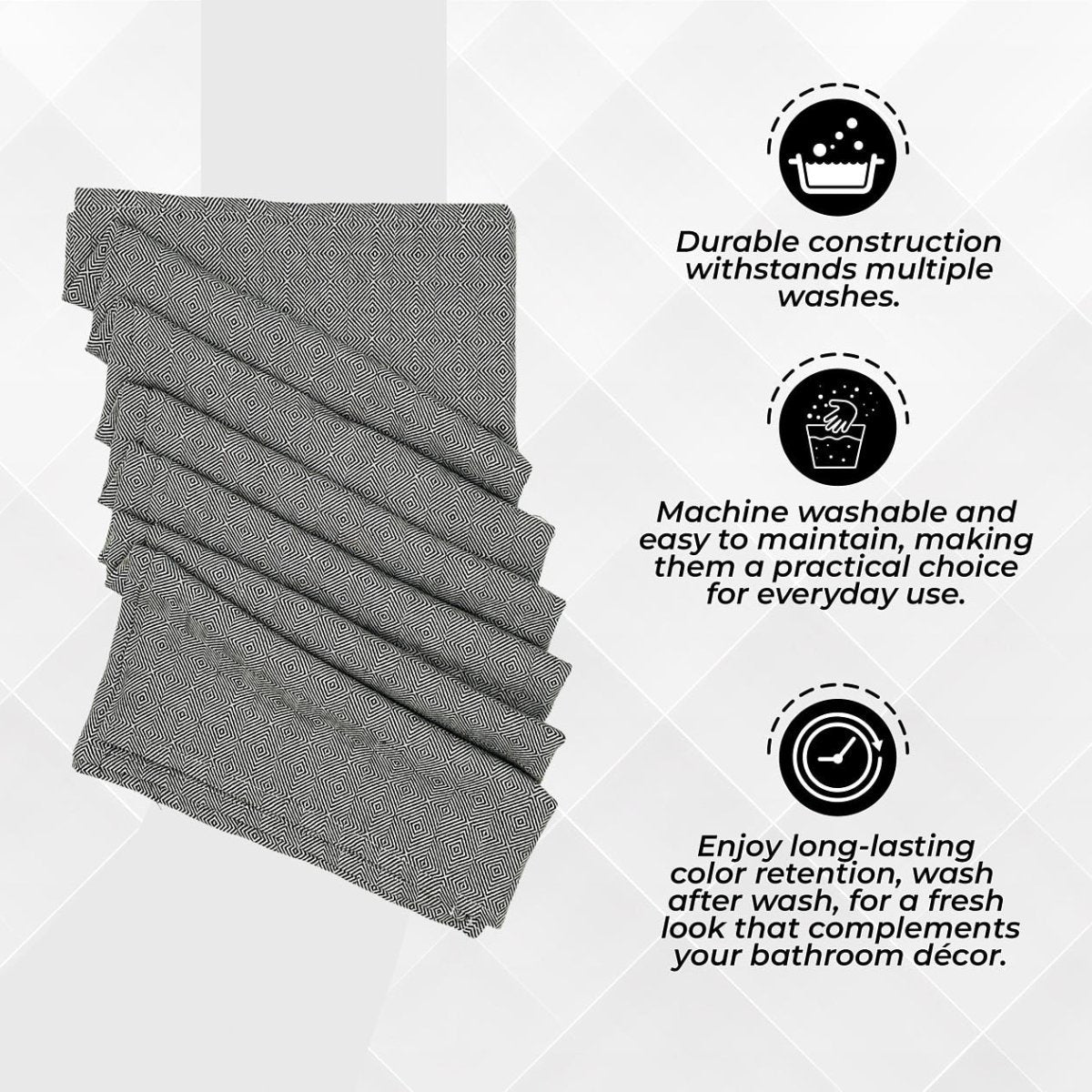 100% PURE COTTON TOWELS – Daily Use Bath Towels – Absorbent Quick Drying Towels – Luxurious & Comfortable Extra Soft Towels – Stylish & Colorful Bathroom Towels Large Size - swadeshsouq.com