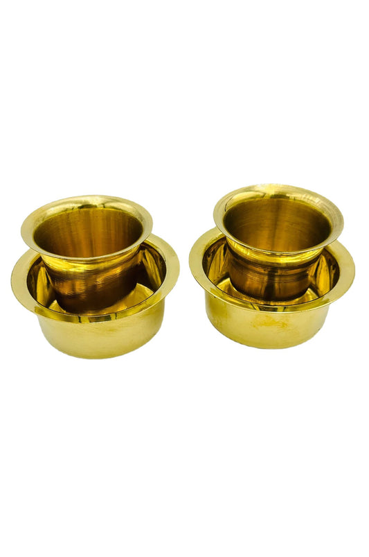 Brass Brew: Luxe Glass & Bowl Coffee Set