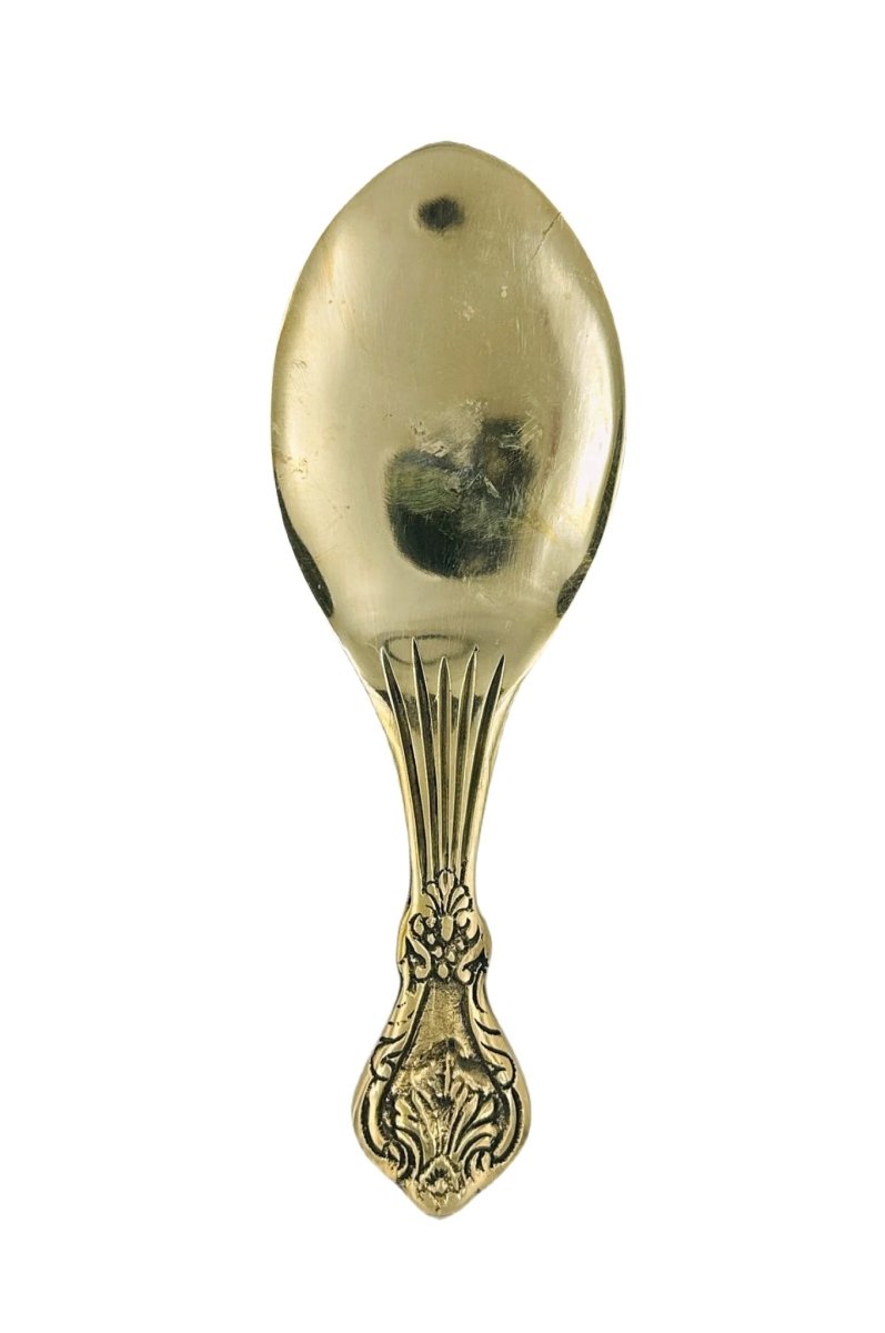 Exquisite Pure Brass Rice Ladle - A Culinary Art Piece - swadeshsouq.com