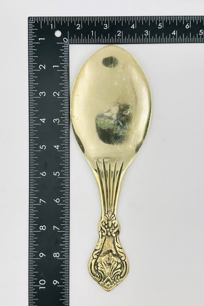 Exquisite Pure Brass Rice Ladle - A Culinary Art Piece - swadeshsouq.com