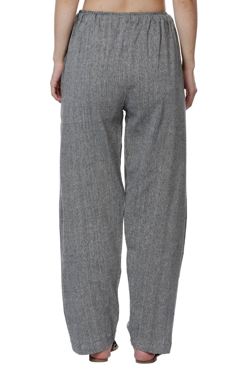 One Size Women's Eco - Friendly Cotton Pajamas| Fits Waist Size 28 to 36 Inches | Grey - swadeshsouq.com