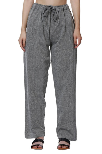 One Size Women's Eco - Friendly Cotton Pajamas| Fits Waist Size 28 to 36 Inches | Grey - swadeshsouq.com