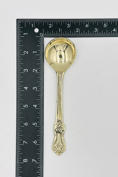 Pure Brass Spoon for Elegant Serving and Dining - swadeshsouq.com