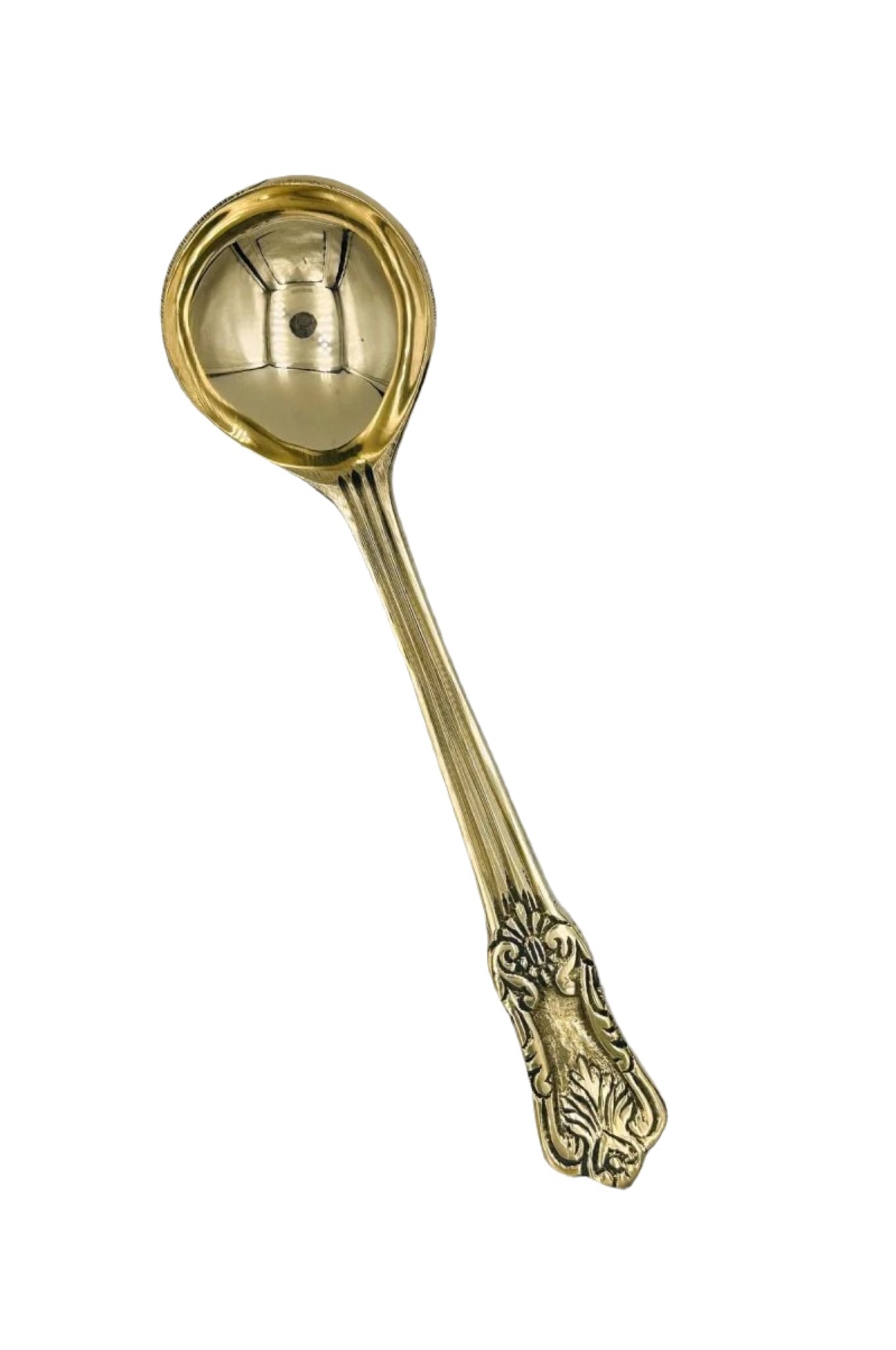 Pure Brass Spoon for Elegant Serving and Dining - swadeshsouq.com