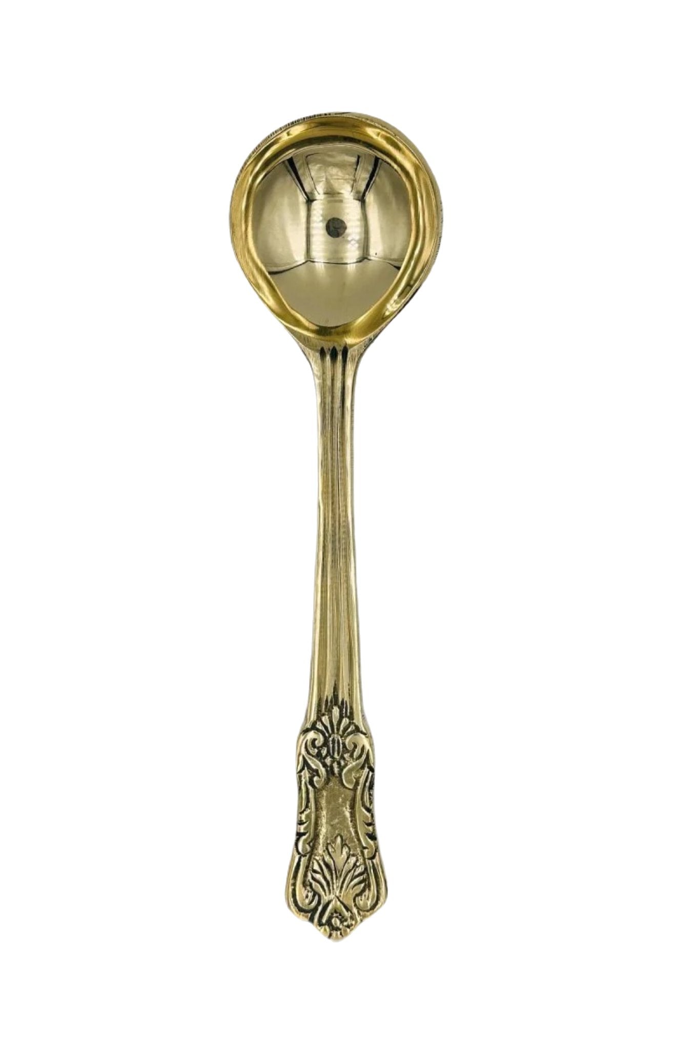 Pure Brass Spoon for Elegant Serving and Dining - swadeshsouq.com