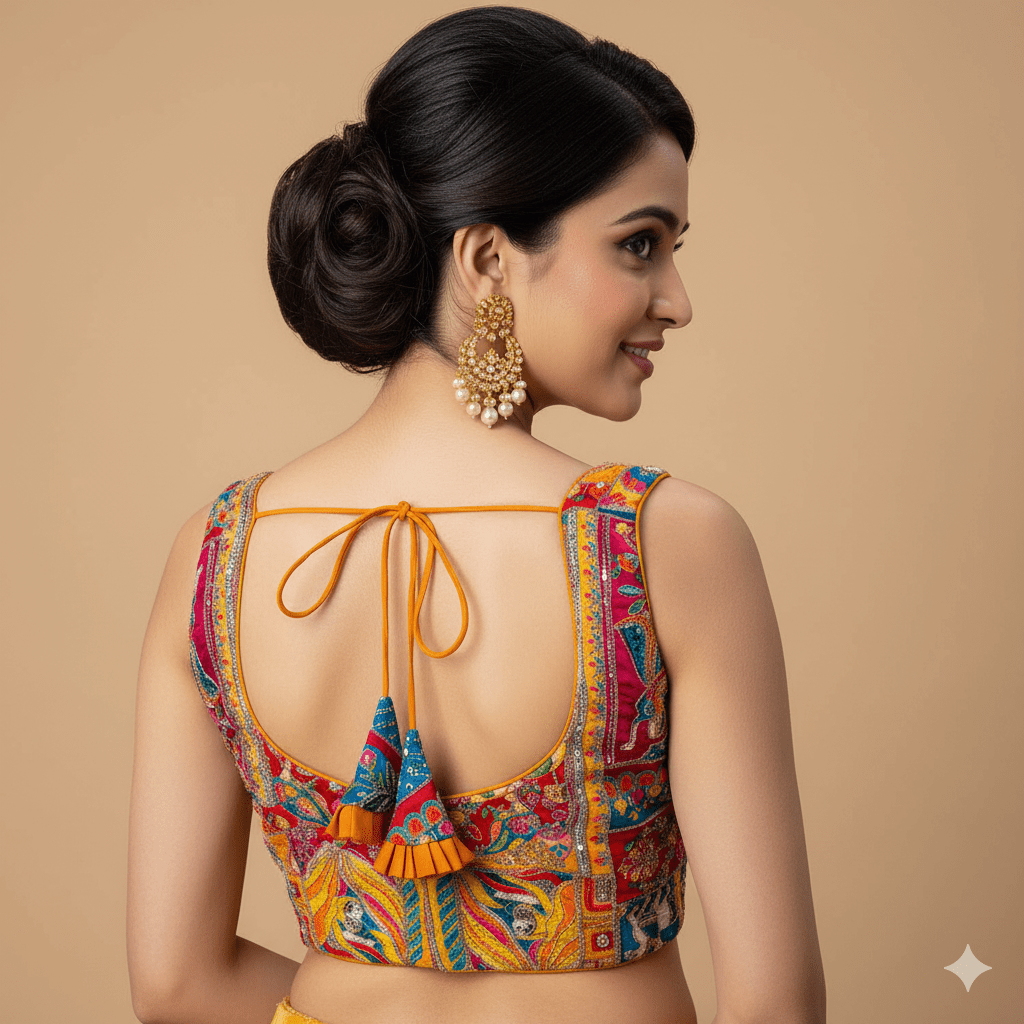 The Desert Sun Blouse: A Bohemian Jewel - swadeshsouq.com