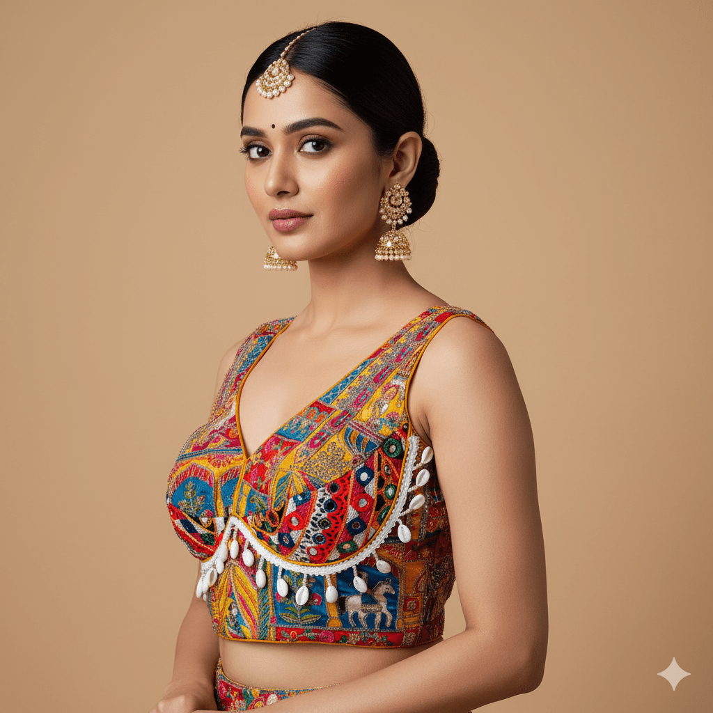 The Desert Sun Blouse: A Bohemian Jewel - swadeshsouq.com