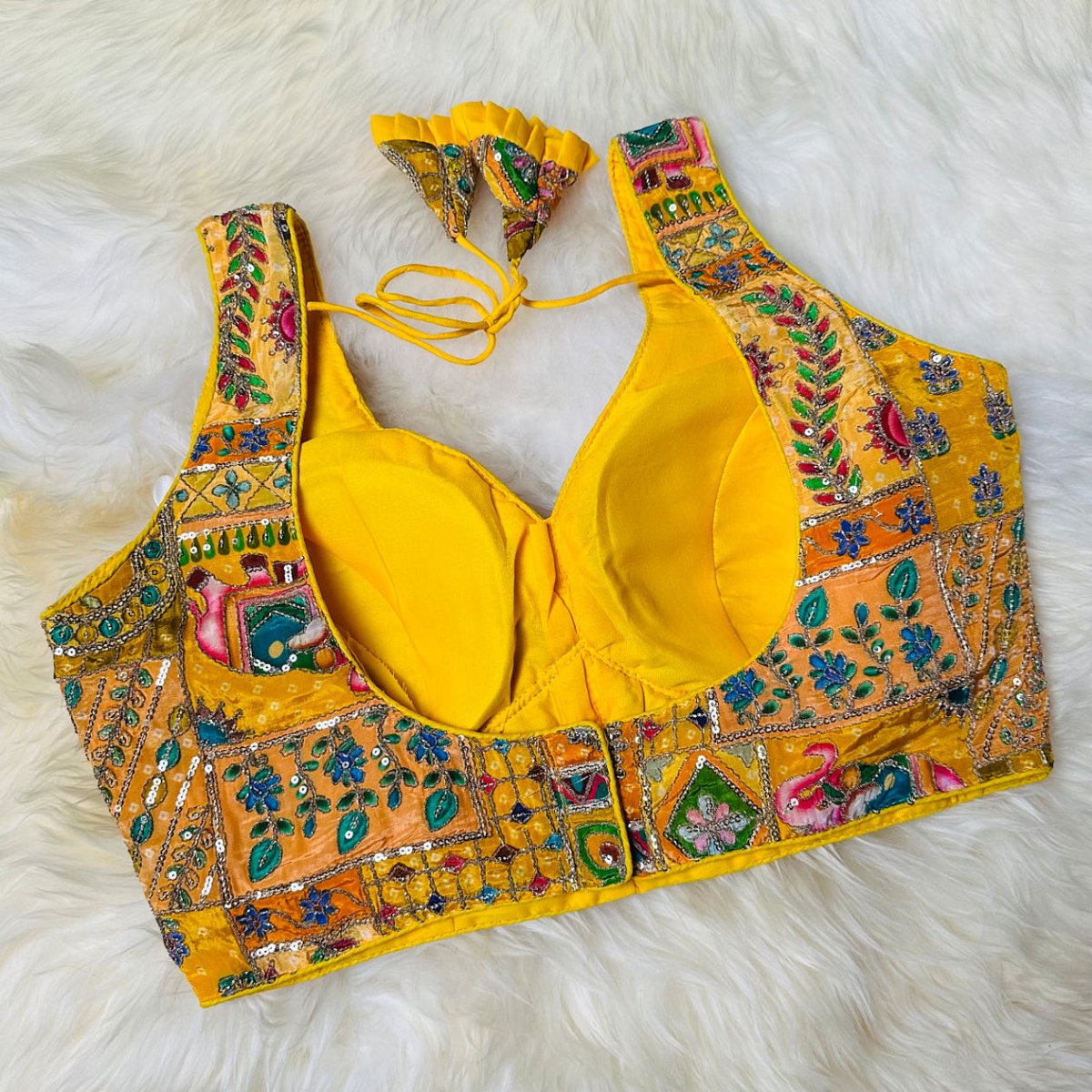 The Sunshine Yellow Blouse: A Festival of Light - swadeshsouq.com