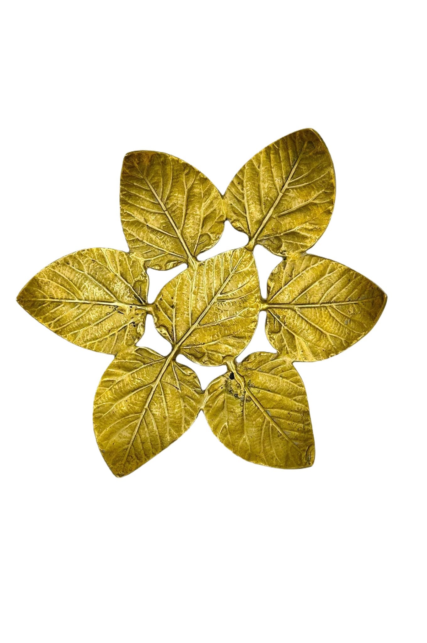 Antique Leaf Brass Fruit Holder: A Touch of Elegance for Your Home - swadeshsouq.com