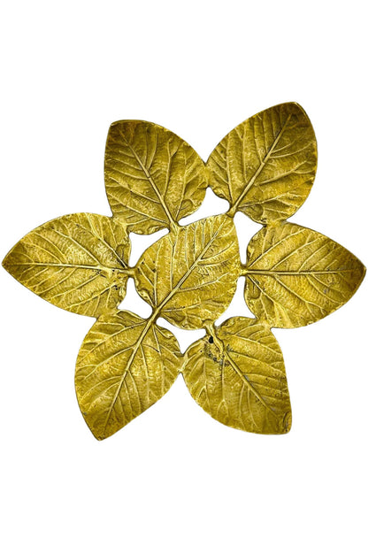 Antique Leaf Brass Fruit Holder: A Touch of Elegance for Your Home - swadeshsouq.com