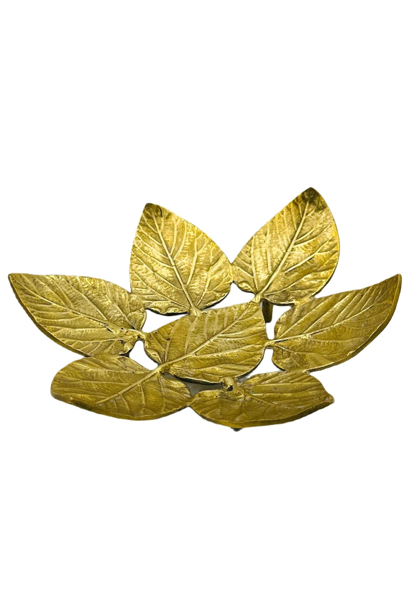 Antique Leaf Brass Fruit Holder: A Touch of Elegance for Your Home - swadeshsouq.com