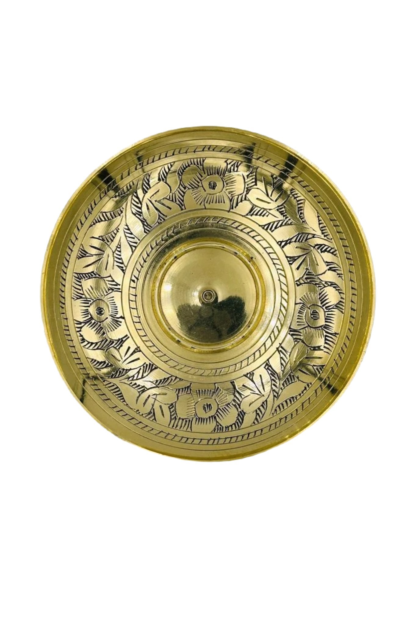 Brass Cup and Saucer Set - A Symbol of Richness and Elegance - swadeshsouq.com