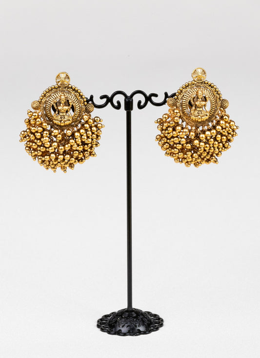 Divine Beauty in Gold Beads and Pearls - swadeshsouq.com