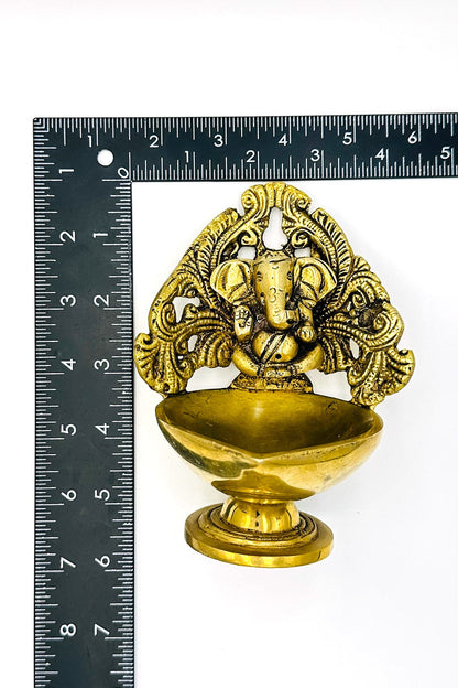 Divine Ganesha Wall-Hanging Diya: Illuminating Blessings - swadeshsouq.com