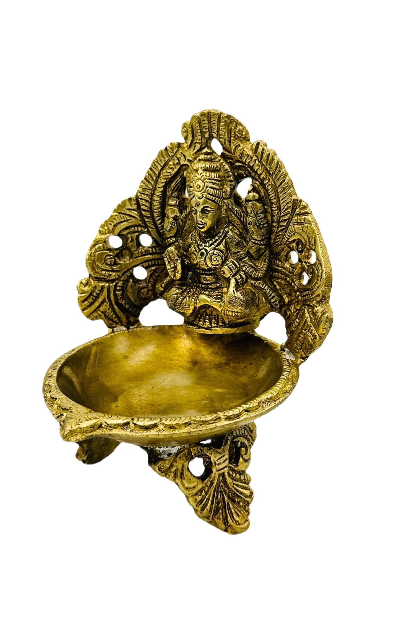 Elegant Lakshmi-Ganesh Naga Diya Set - swadeshsouq.com