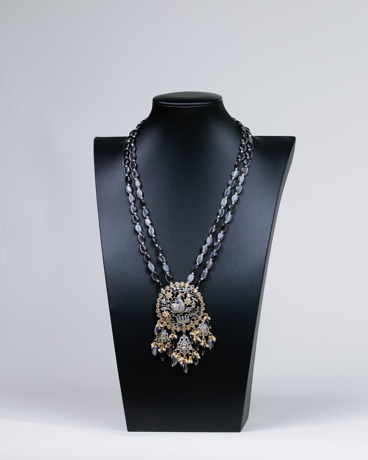 Ethereal Grey: Victorian Crystal Medley Set - swadeshsouq.com