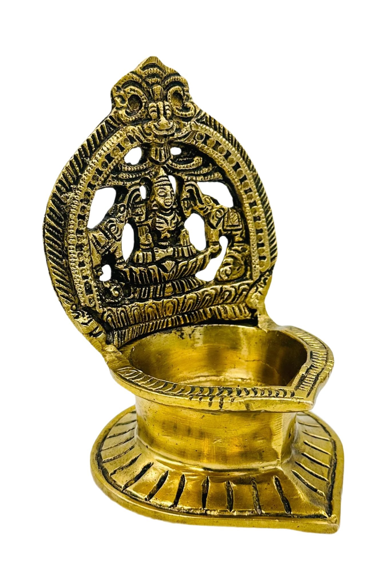 Gaja Lakshmi Diya: Exquisite Handcrafted Elegance - swadeshsouq.com