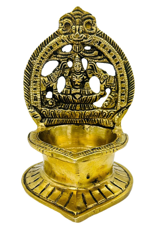 Gaja Lakshmi Diya: Exquisite Handcrafted Elegance - swadeshsouq.com