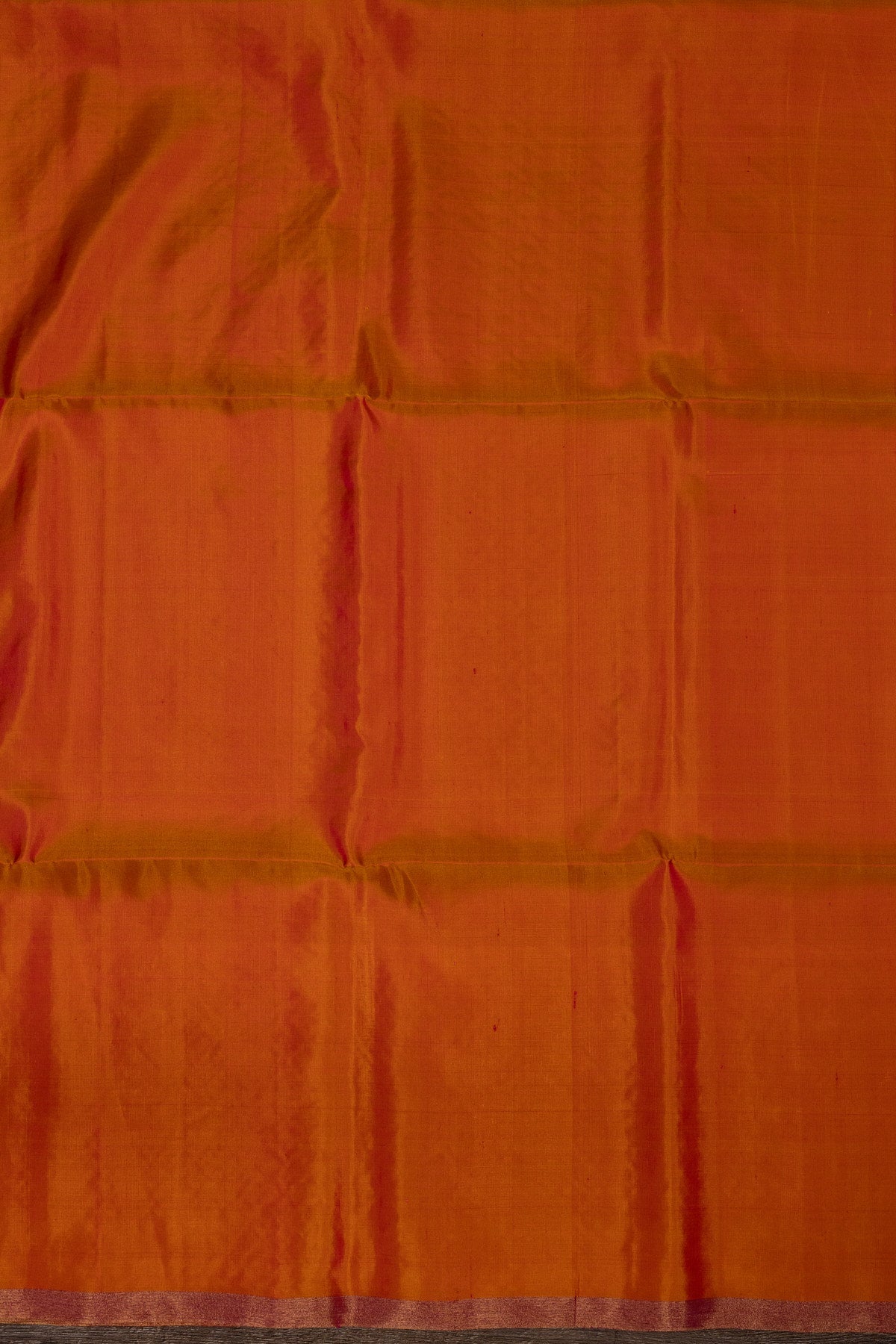 GOLDEN TRADITIONS: RED AND YELLOW KANJEEVARAM SILK SAREE WITH INTRICATELY WOVEN ZARI BORDERS - swadeshsouq.com