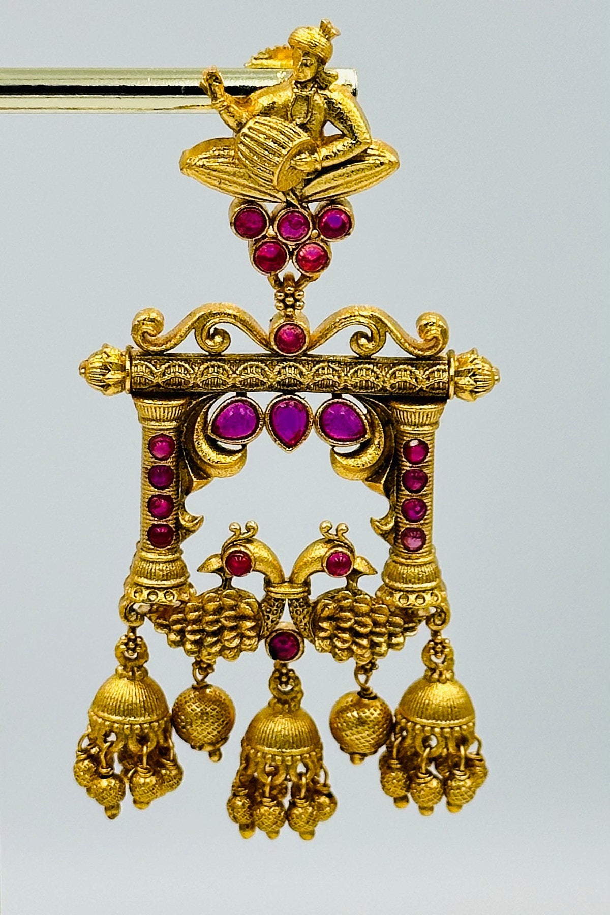 High-Gold Sapthapadi Ensemble Necklace Set - swadeshsouq.com