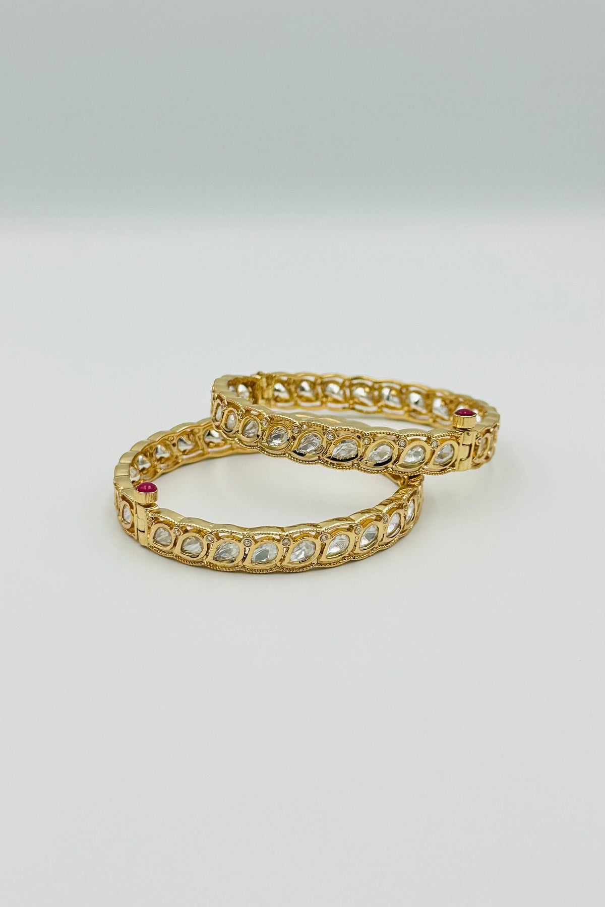 Kundan Stone Bangles - swadeshsouq.com