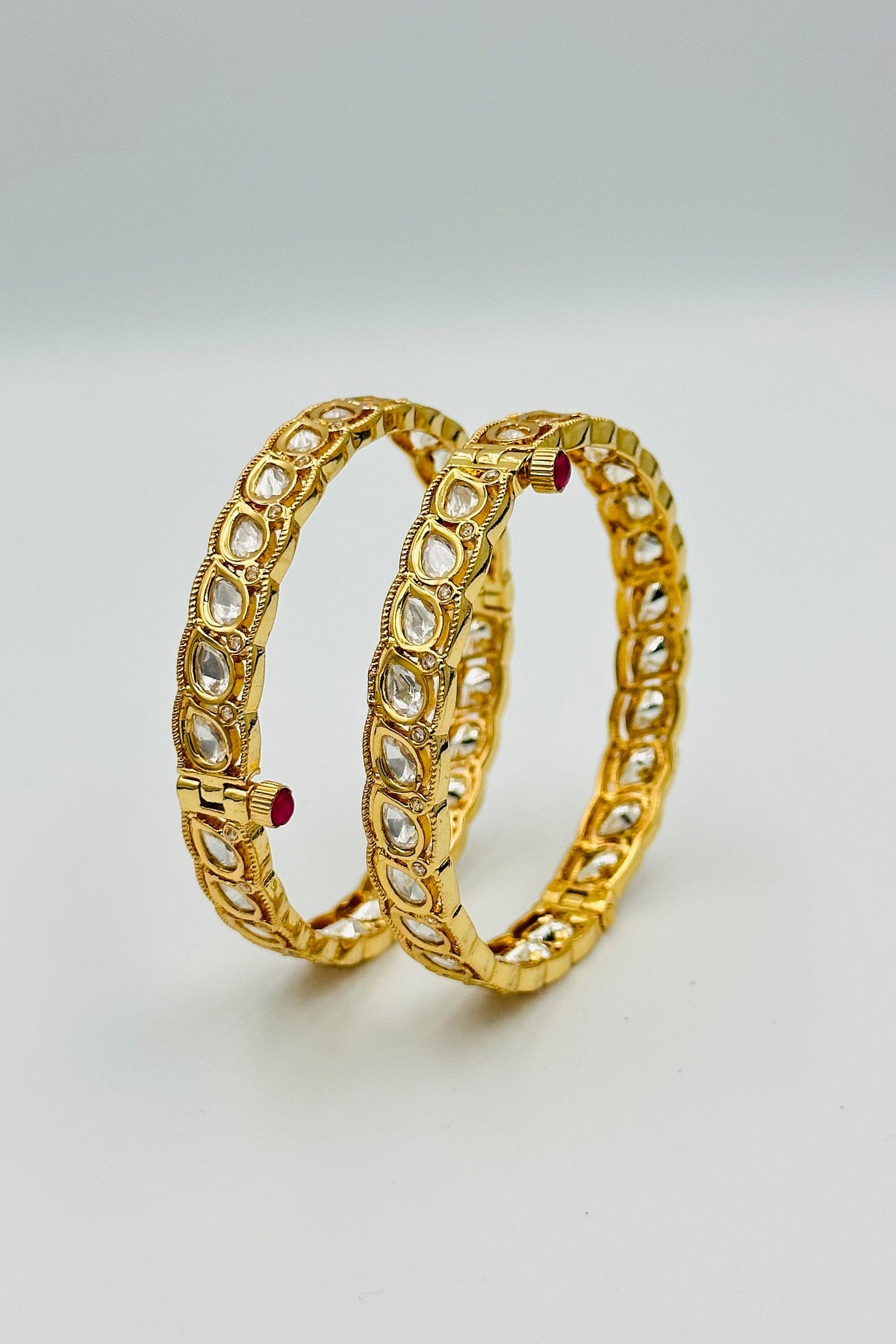 Kundan Stone Bangles - swadeshsouq.com