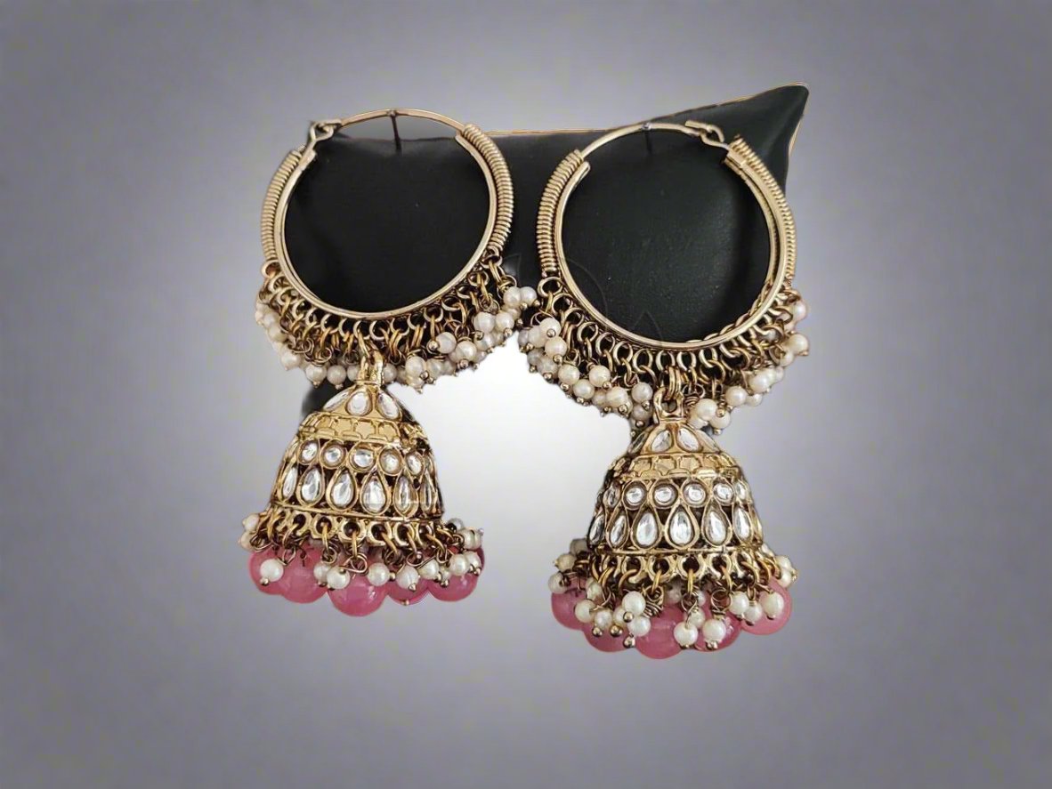 Majestic Jhumkas: An Exquisite Fusion of Tradition and Luxury. - swadeshsouq.com