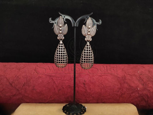 Oxidised Silver Earrings: The Perfect Fusion of Tradition and Fashion. - swadeshsouq.com