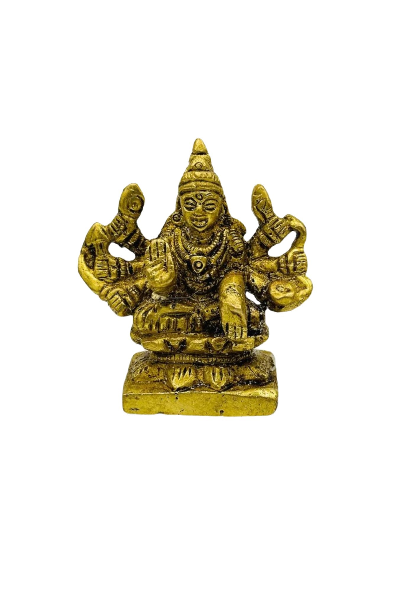 Sacred Splendor: Handcrafted Brass Ashta Lakshmi Idols - swadeshsouq.com