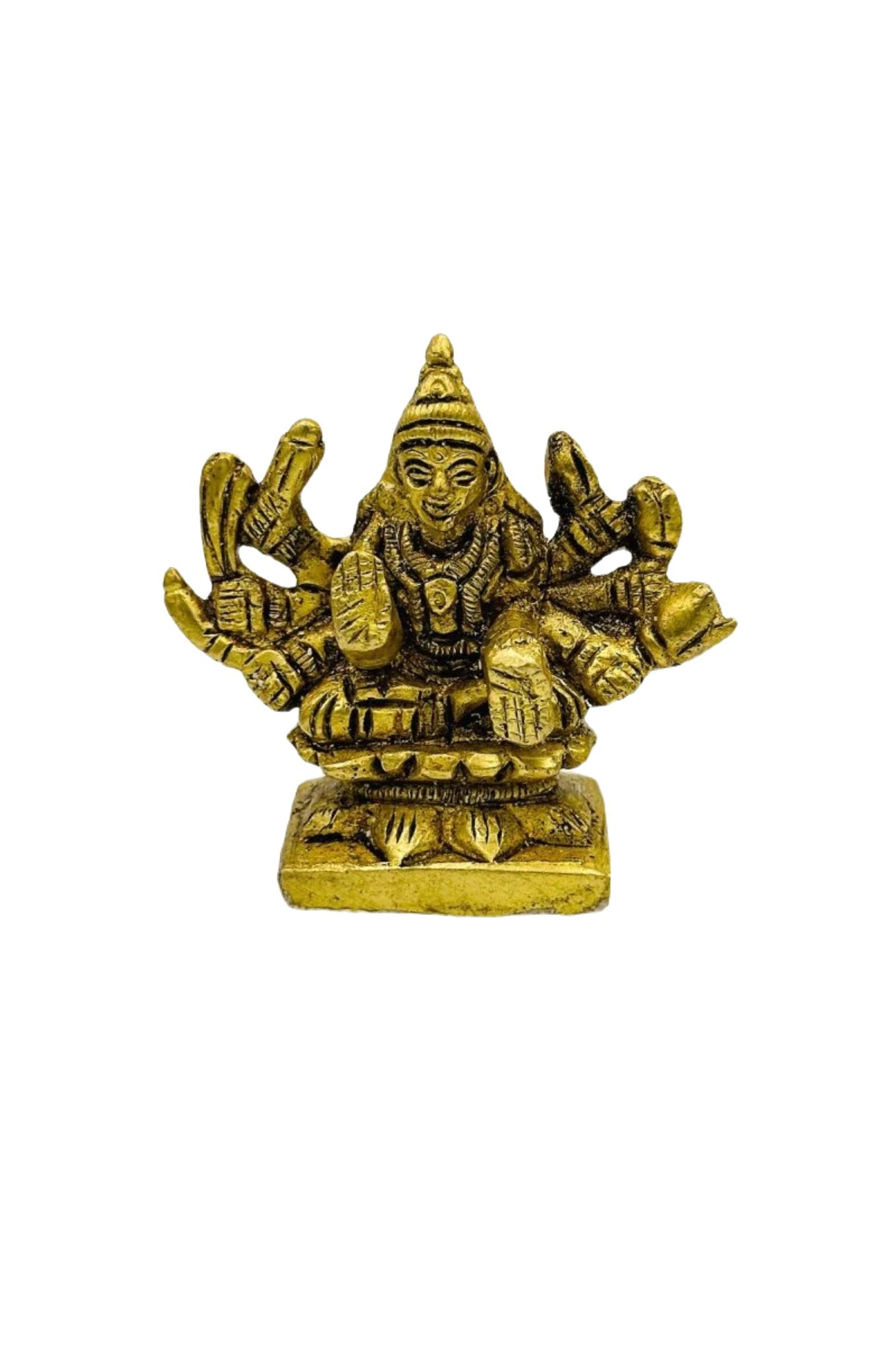 Sacred Splendor: Handcrafted Brass Ashta Lakshmi Idols - swadeshsouq.com