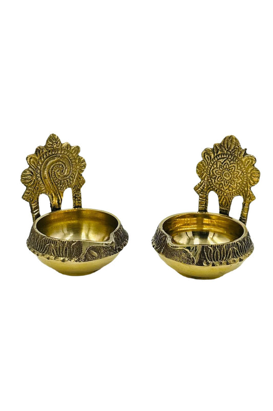 Shanku Chakram Diya Set - swadeshsouq.com