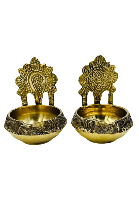 Shanku Chakram Diya Set - swadeshsouq.com